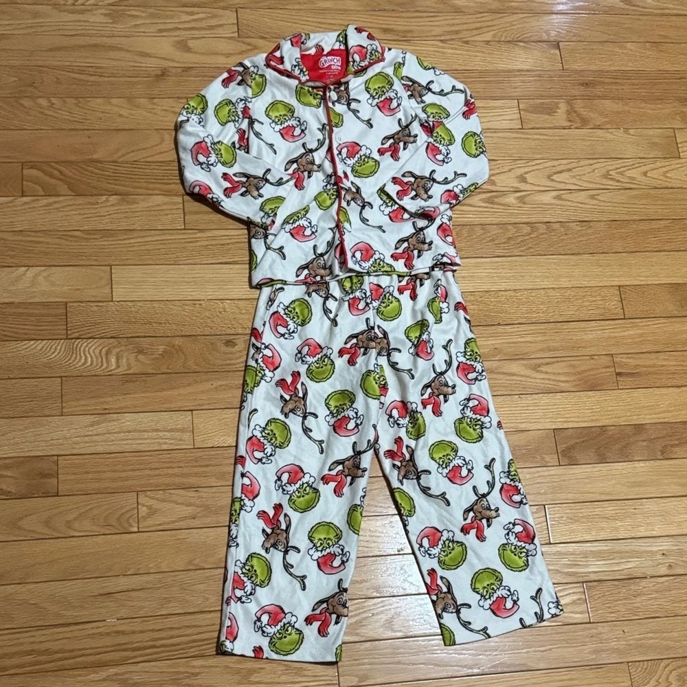 Kids Grinch and Max PJ set